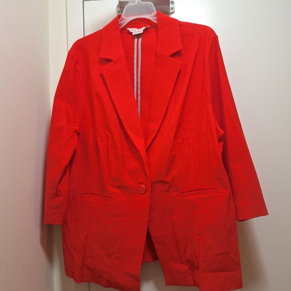 BURNT ORANGE JACKET.NEW.